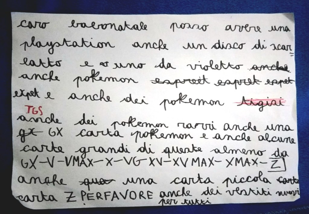 Letterina a Babbo&nbsp;Natale